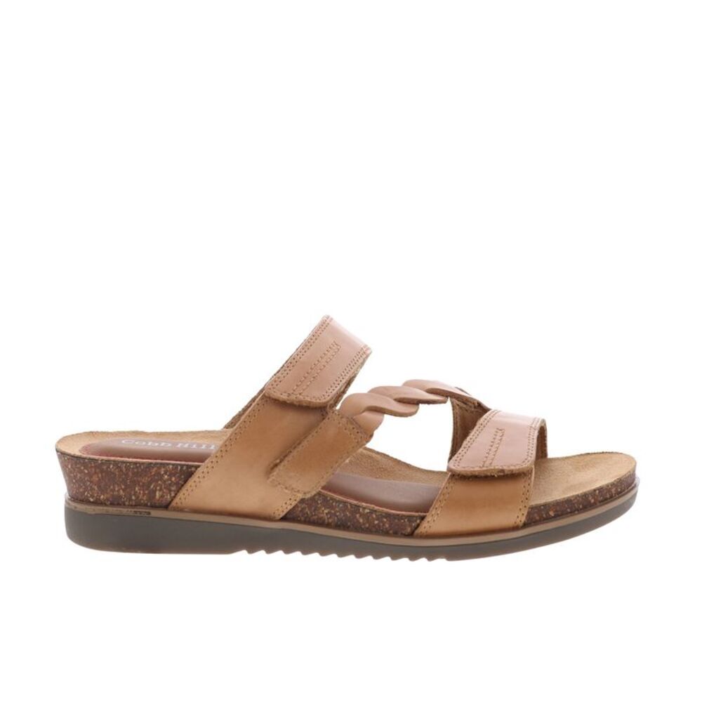 Cobb Hill Womens May W Slide Brown Shoes (NWT)